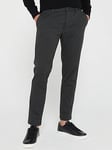 Jack & Jones Jack &amp; Jones Marco Slim Fit Jersey Chino Trousers - Dark Grey, Dark Grey, Size 28, Inside Leg Regular, Men