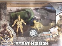 World At War Heroes Forces Combat Mission Figures 3+ Boxed Brand New