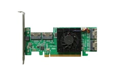 HighPoint SSD7580B - styreenhed til lagring (RAID) - U.2 NVMe - PCIe 4.0 x16