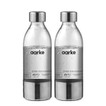 Aarke Petite Bouteille pour Machine à Soda Carbonator 3, sans BPA, détails en Acier (450ml)