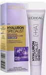 L'OREAL Hyaluron Specialist Replumping Moisturising Care Eye Cream 15ml *NEW*