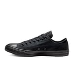 Converse Men's Converse All Star Ox M5039c Sneakers, Black Monochrome, 10.5 UK