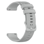 20 22 mm silikonrem för Garmin Venu 3 Band Forerunner 265 255 245 Music Vivoactive 4 Band för Garmin Venu Sq 2 Plus armband Grå Gray 20mm