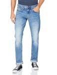 Tommy Hilfiger Homme Slim Bleecker Str Baird Blue Loose Fit Jeans, Bleu (Baird Blue), W34/L30