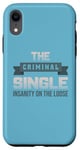 Coque pour iPhone XR Design humour unique criminel – La folie à pied libre