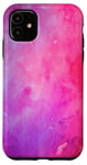 Coque pour iPhone 11 Corail rose violet dégradé