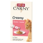 Animonda Carny Adult Creamy - Økonomipakke 24 x 15 g med Laks + Taurin