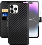 MONASAY Wallet Case for Iphone 14 Pro Max 5G, 6.7-Inch, [Glass Screen Protector