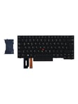 Lenovo - notebook replacement keyboard - with Trackpoint UltraNav - German - black - Bærbar tastatur - til udskiftning - Tysk - Sort