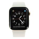 Apple Watch (Series 4) September 2018 44 Stainless steel Gold Sport loop Grey | Refurbished - Great Deal!