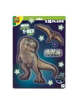 Mega Glowing T-Rex World Wall Stickers