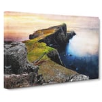 Lighthouse in the Isle of Skye Canvas Print for Living Room Bedroom Home Office Décor, Wall Art Picture Ready to Hang, 30 x 20 Inch (76 x 50 cm)
