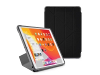 Pipetto Origami Shield - Vikbart fodral för surfplatta - polyuretan, termoplastisk polyuretan (TPU) - lila - 9.7 - för Apple 10.2-inch iPad (7:e generation)