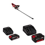 Einhell GE-CH 1855/1 Li Solo Power X-Change Cordless Hedge Trimmer with Original Einhell 18V 2.5Ah Starter Kit Power X-Change with Einhell Power X-Change Starter kit Battery with a Charger