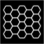 Hexagon-belysning Dr Dirt Garage Sky Gen2, 18 Grid System, 380 x 330 cm