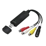 Logilink VG0030 USB 2.0 Audio/Vidéo Grabber USB-A vers 3 x RCA + miniDIN5 0,1 m Noir
