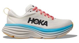 Chaussures Running Hoka One One Bondi 8 Blanc Multi-color Femme