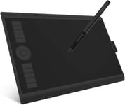 GAOMON M10K Version Pen Tablet - 25,4 x 16,9 cm grafisk tablett med 8192 tryckkänslighetsnivåer