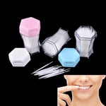 200pcs Plastic Dental Picks Oral Hygiene 2 Way Interdental Brush
