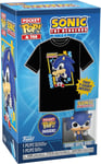Funko Pocket POP! & Tee: Sonic - for Children and Kids - Flocked - S (US IMPORT)