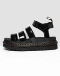Dr Martens Womens Blaire Patent Lamper Gladiator Sandals - Size 6.5 - Black