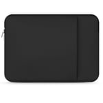 Tech-Protect MacBook / Laptop Neopren Sleeve 15-16&quot; (37 x 26 cm) med Ekstra Lomme - Svart