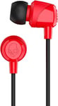 Skullcandy Jib Red/Black Wired Headphones Earphones W/Mic