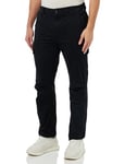 Schott NYC Men's Trtech270 Dress Pants, Black, 36 EU