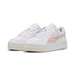 PUMA Femme Carina Street LUX Crafted Flowers Basket, White-Rose Quartz, 38.5 EU