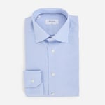 Eton Contemporary Signature Twill Shirt - Mid Blue Micro Check