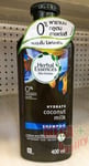 herbal hair shampoo Essences Coconut Milk renew Argan Oil No Parabens 400ml