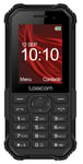 Logicom - Mobile 2G Antichoc Double Sim Le L-XTREM 30, écran 2,8’’, mémoire 32 Go, Batterie de 2100 mAh, autonomie jusqu'à 21 Jours en Veille, avec Une Fonction Torche, Noir - XTREM_30_BL_N