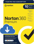 Norton 360 Premium Antivirus 2024 VPN  10 Device 1 Year  5 Minute EMAIL Delivery