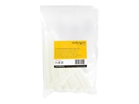 Startech.Com 15Cm(6") Reusable Cable Ties, 7Mm(1/4") Wide, 35Mm(1-3/8") Bundle Dia. 22Kg(50Lb) Tensile Strength, Releasable Nylon Ties, Indoor/Outdoor, 94V-2/Ul Listed, 100 Pack, White - Nylon 66 Plastic - Taa (Cbmztrb6) - Kabelsamlare - 15 Cm - Vit