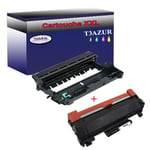 Toner+Tambour compatible Brother DCP L2550DN, MFC L2750DW, TN2420, DR2400 – T3AZUR Noir