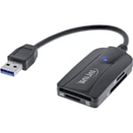 USB 3.0 kortlæser - SD/SDHC/SDXC, microSD, UHS-II kompatibel