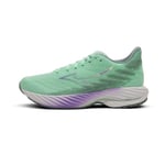 Mizuno Wave Rider 28 STL 40 Grön Löparskor för Damer - Optimal Dämpning och Komfort