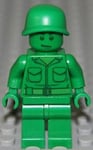 LEGO Toy Story Green Army Soldier Minifigure Split from set 7595 (Bagged)