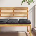 Pallkuddar för sittplats 2 st Svart 40x40x8 cm Oxford Tyg