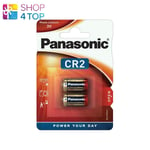 2 PANASONIC PHOTO LITHIUM CR2 BATTERIES DLCR2 KCR2 CR17355 2BL EXP 2032 NEW