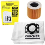 Bags Cartridge Filter Karcher WD3 SE4001 Cloth Filter Vacuum Cleaner KFI357 x 4