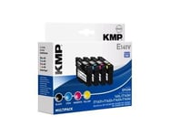 KMP E141V - 41 ml - couleur (cyan, magenta, jaune, noir) - compatible - cartouche d'encre (alternative pour : Epson T1636) - pour Epson WorkForce WF-2010, 2510, 2520, 2530, 2540, 2630, 2650, 2660, 2750, 2760