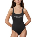 Marc O Polo Logo Swimsuit Svart X-Small Dam