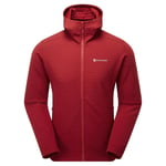 Montane Men's Protium XT Hooded Fleece Jacket - Acer Red