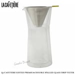 La Cafetiere Edited Premium Double Walled Glass Drip Filter 520ml Clear Glass