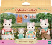 Epoch Sylvanian Families Latte Cat Family