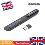 KKmoon Wireless USB PPT Presenter Flip Pen Pointer Presentation Remoter UK