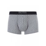 Hugo Boss Boxer Trunk Shorts - Large - Grey Mens HB Print Underwear Genuine New