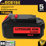 FOR DCB184 5AH 18v XR Lithium Ion Li-Ion Battery one Pack LED Indicator