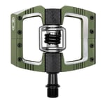 CRANKBROTHERS Mallet DH Mixed Automatic Pedals, Green, 100 mm x 78 mm